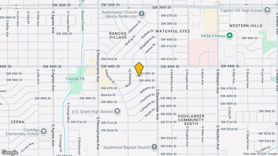 1421 SW 46th St Map and Location Details