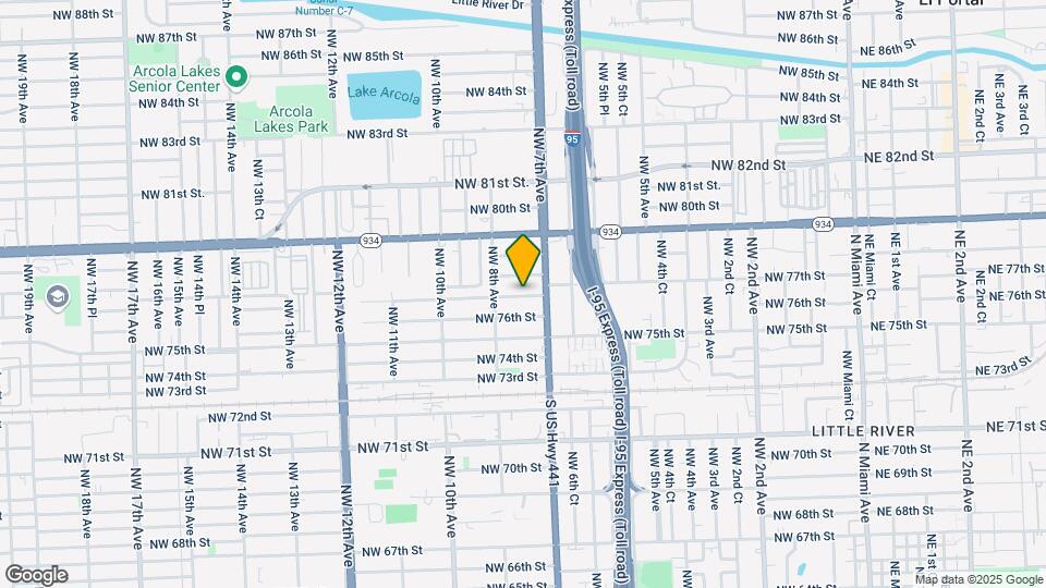 727 NW 77th St Map and Location Details