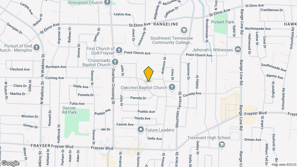 2230 Corning Ave Map and Location Details