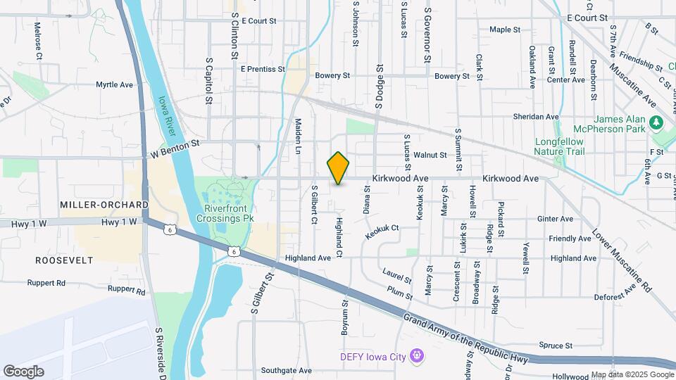 521 Kirkwood Ave Mapa y Detalles de la Ubicación