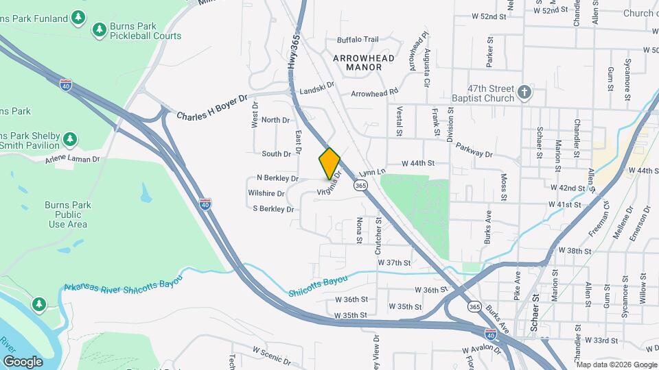 2104 Virginia Dr Map and Location Details