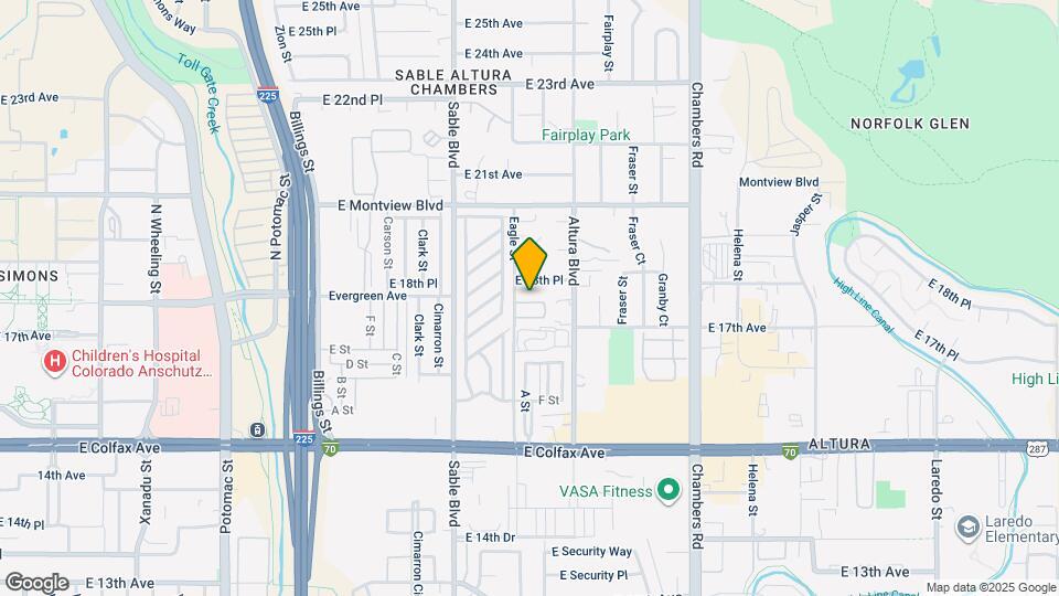1768 Eagle St Map and Location Details
