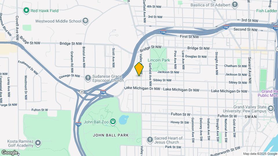 209 Valley Ave NW Map and Location Details