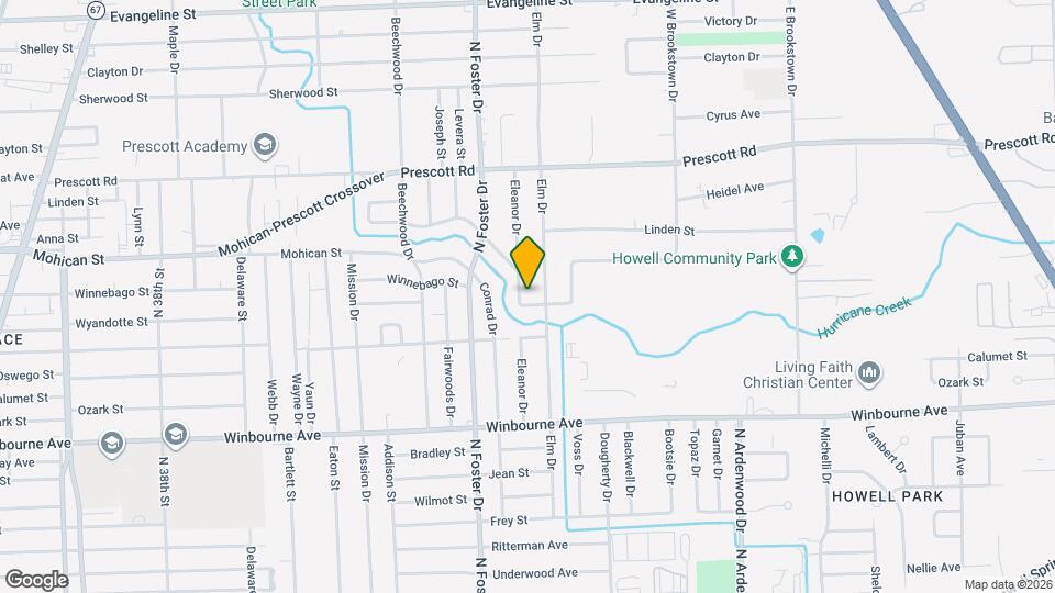 3722 Eleanor Dr Map and Location Details