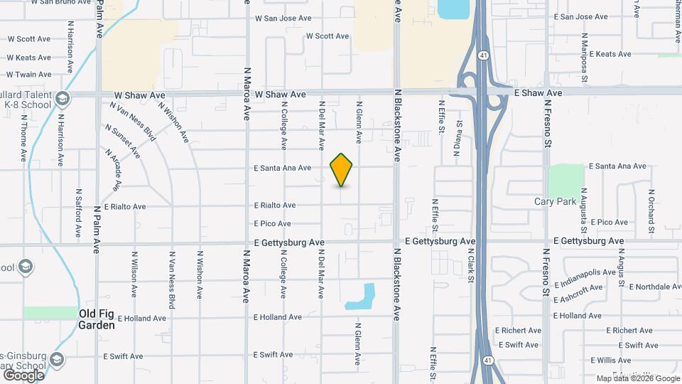 4732 N San Pablo Ave, Unit 106 Map and Location Details