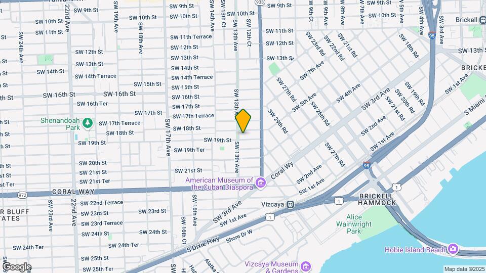 1277 SW 19th St Mapa y Detalles de la Ubicación