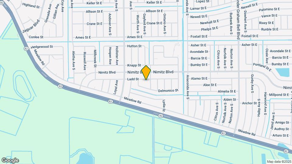 636 Ladd St Map and Location Details