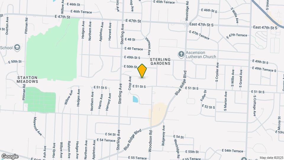 11305 E 50th Terrace Map and Location Details