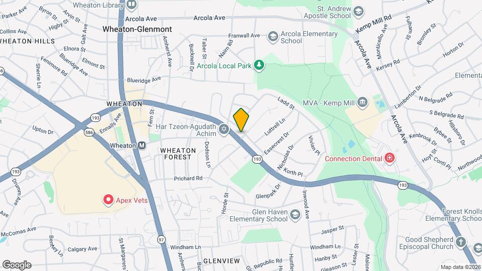 11100 Markwood Dr Map and Location Details