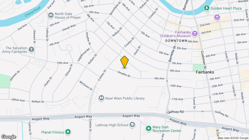 820 Smythe St Map and Location Details