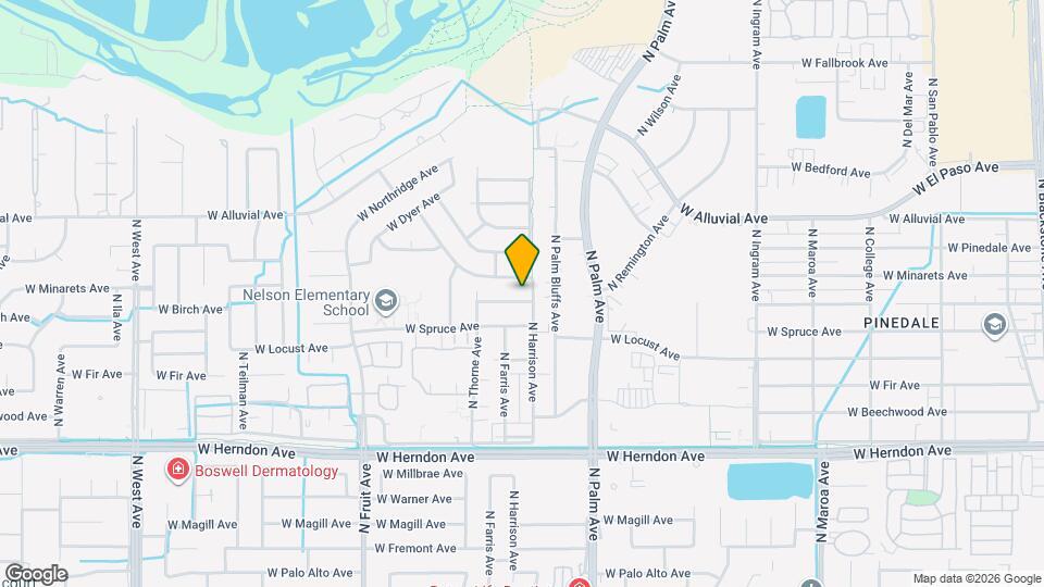 1126 W Birch Ave Map and Location Details