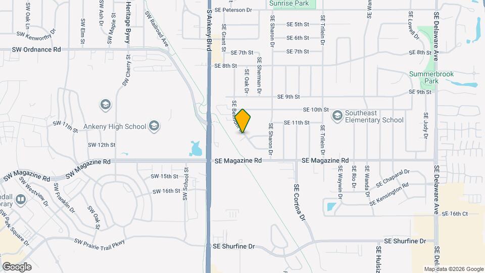 1110 SE Belmont Dr Map and Location Details