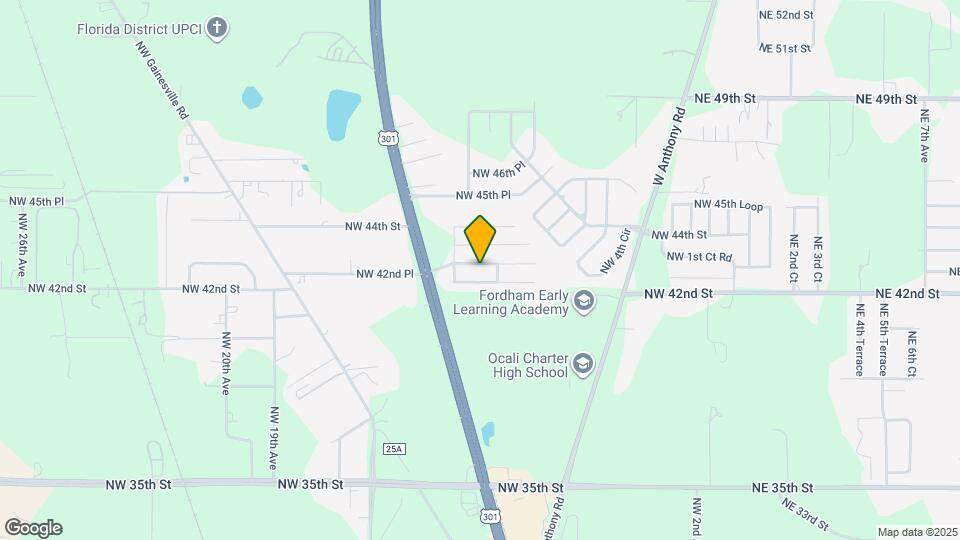 1120 NW 42nd Pl Map and Location Details