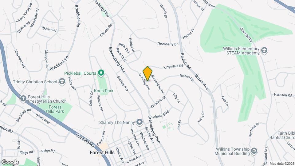 3935 Dowling Ave Map and Location Details