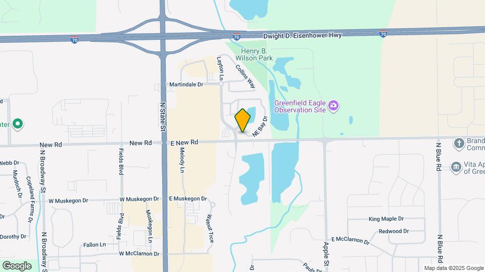 Greenfield Crossing Apartments Map and Location Details
