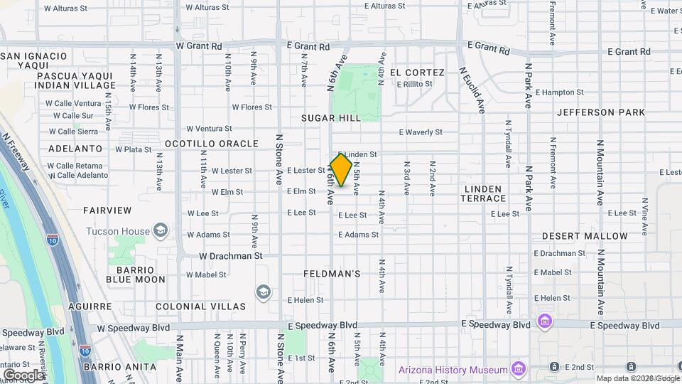 215 E Elm St Map and Location Details