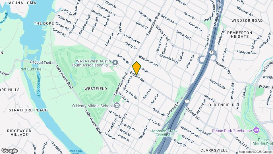 2511 Enfield Rd Map and Location Details