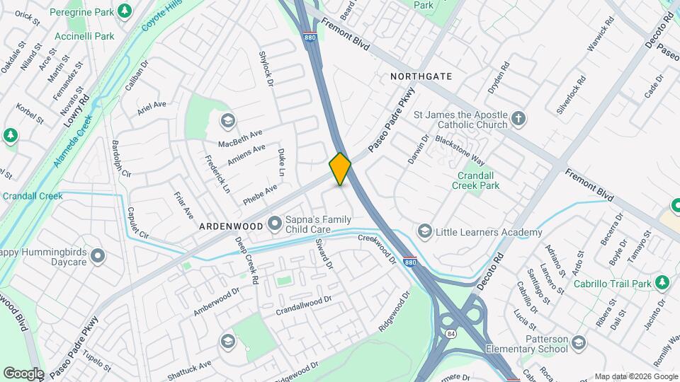 4511 Leonato Way Map and Location Details