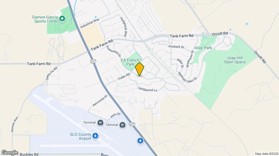 4361 Poinsettia St Map and Location Details