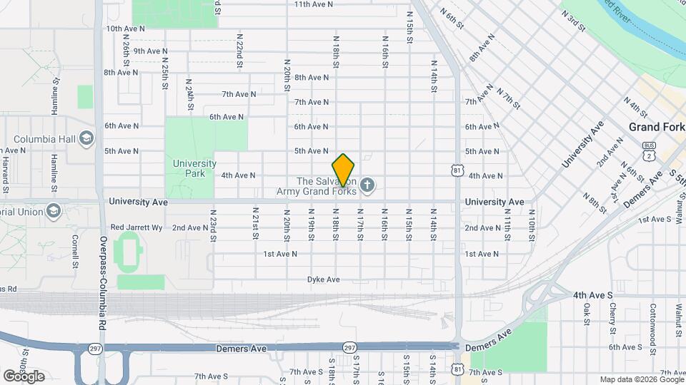 1722 University Ave Mapa y Detalles de la Ubicación