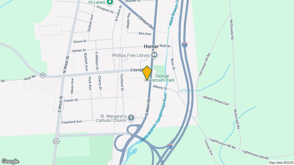 84 S Main St Map and Location Details