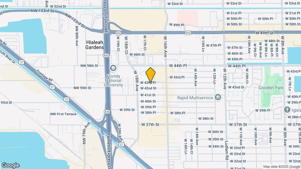 1705-1725 W 42nd St Map and Location Details