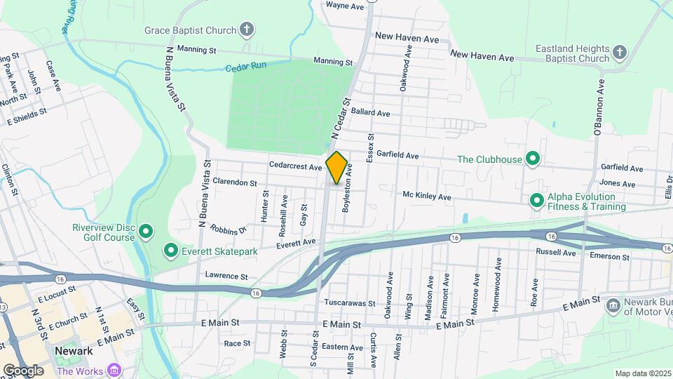 498 Clarendon St Map and Location Details
