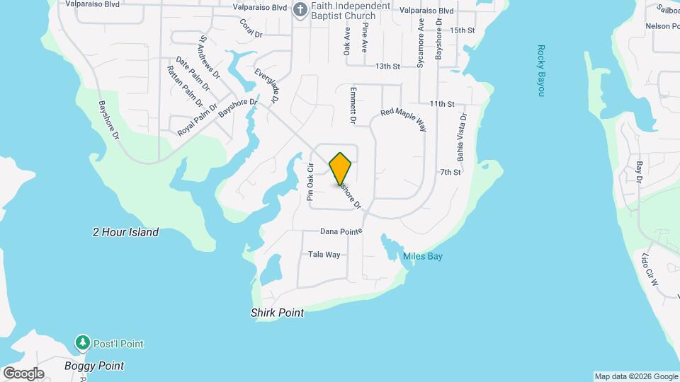 1737 Bayshore Dr Map and Location Details