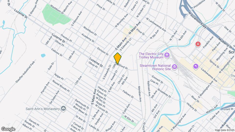 927 Oxford St Map and Location Details