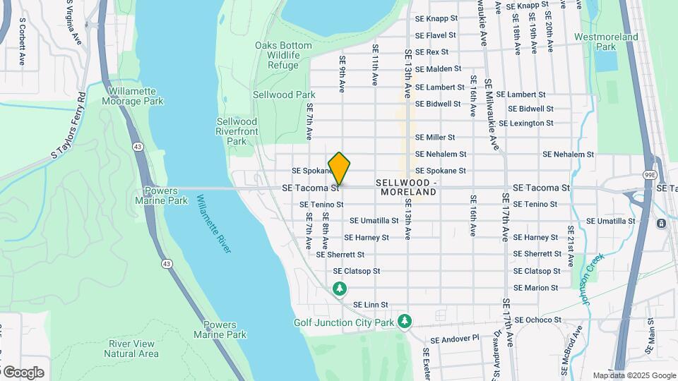 838 Tacoma st Map and Location Details