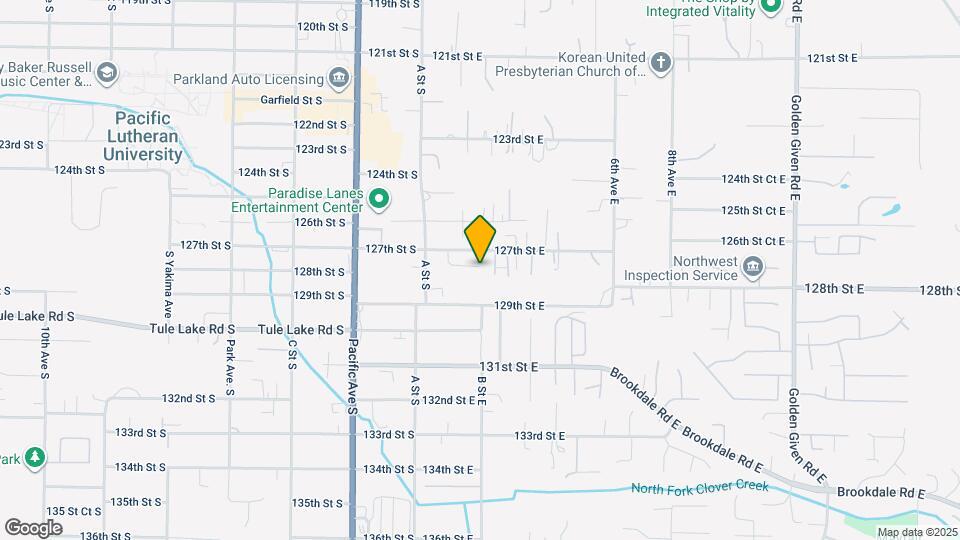 12715 1st Ave Ct E Map and Location Details
