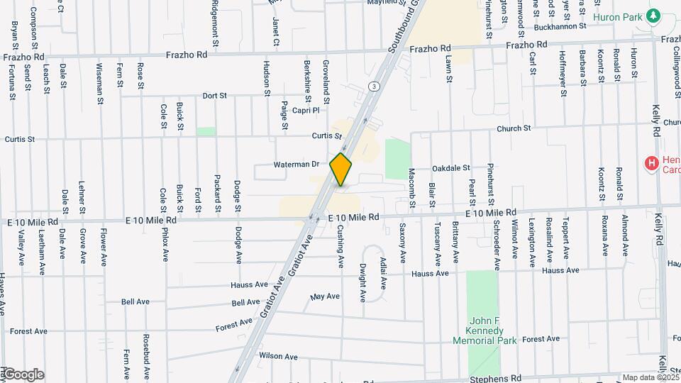 25214 Gratiot Mapa y Detalles de la Ubicación