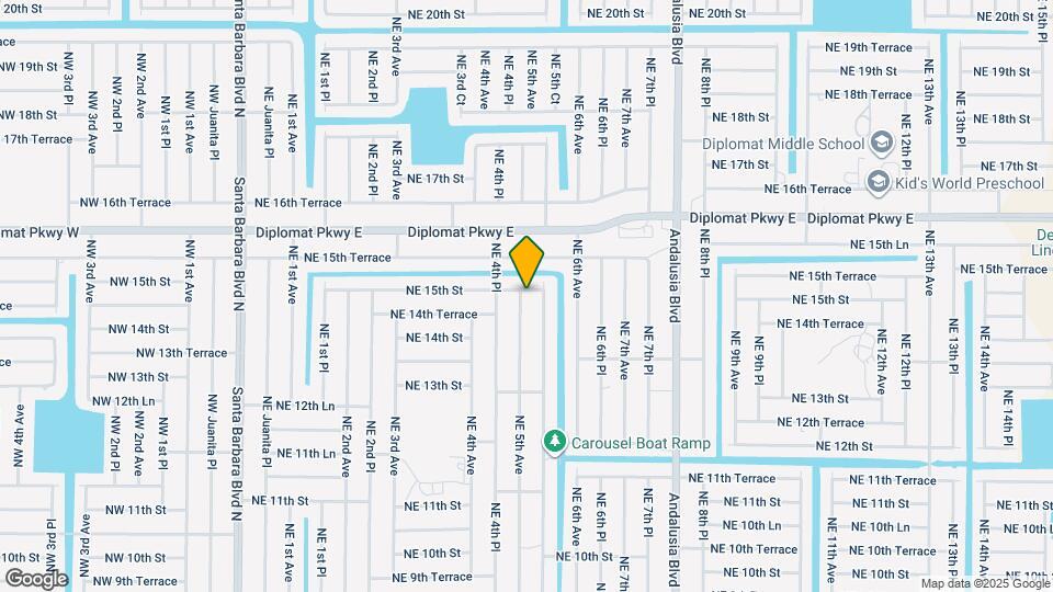 1429 NE 5th Ave Map and Location Details