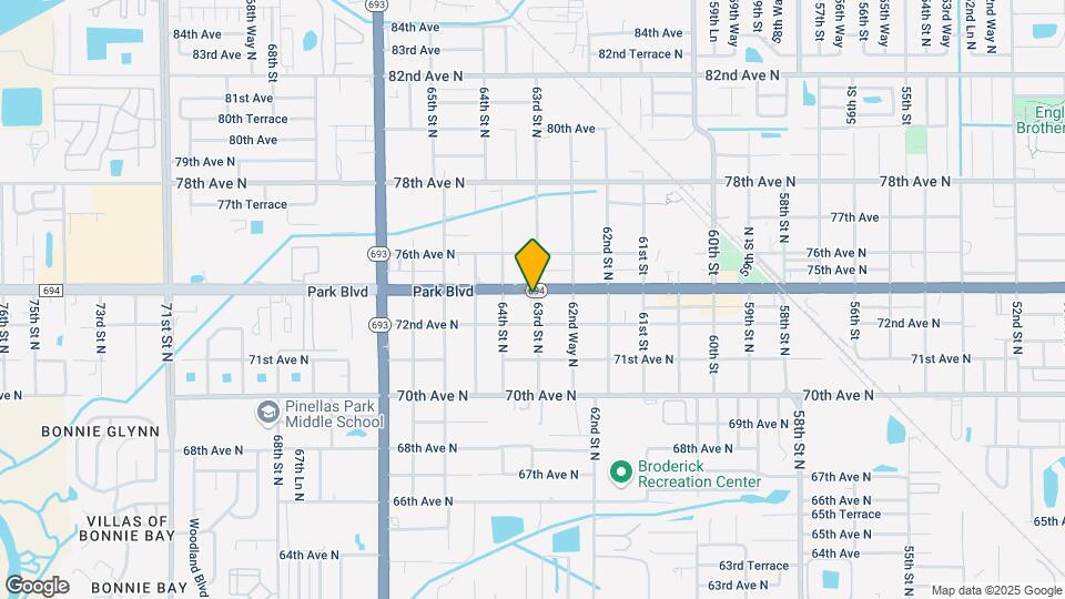 6314 Park Blvd N Mapa y Detalles de la Ubicación