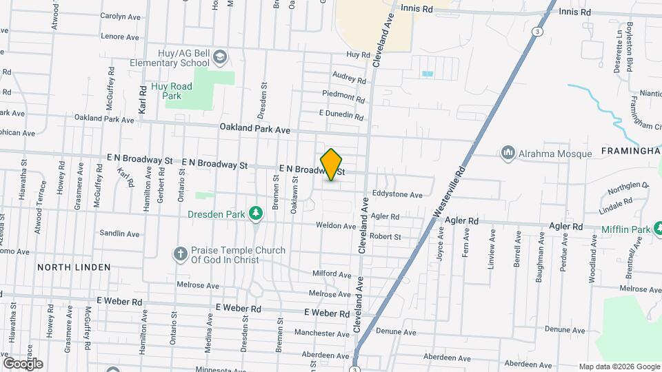 1726 Eddystone Ave Map and Location Details