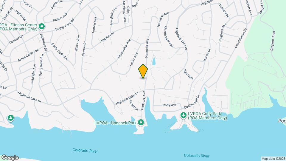 20503 Houston Cove Map and Location Details