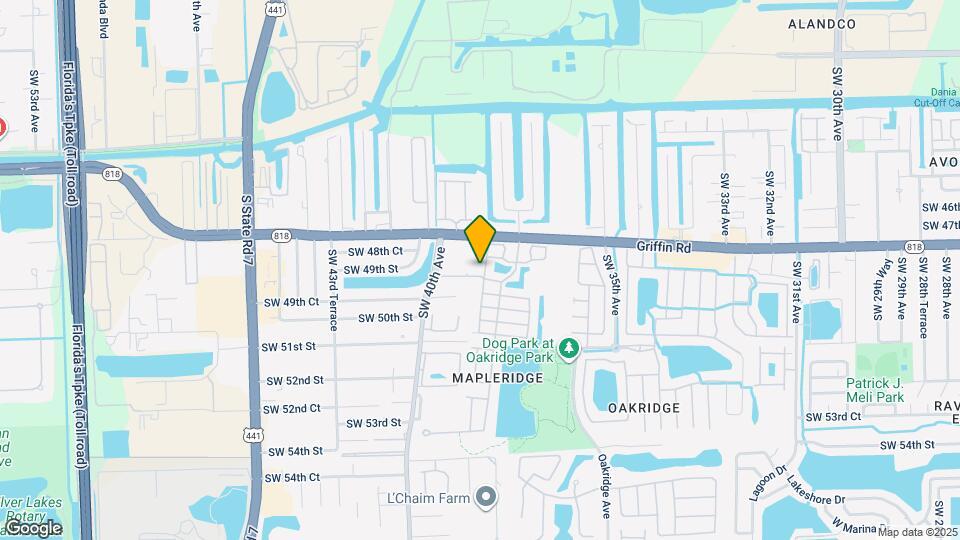 4928 SW 38th Way Map and Location Details