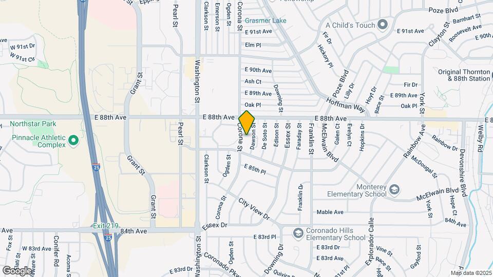 8760 Corona St Map and Location Details
