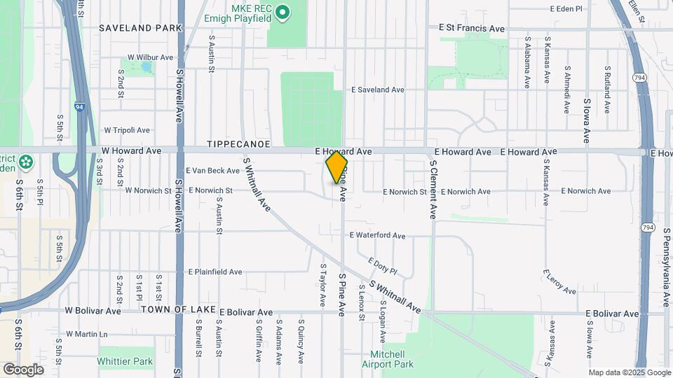 3981 S Pine Ave Map and Location Details