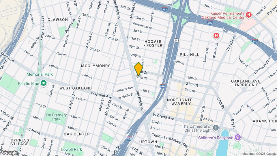 809-811 26th St Map and Location Details