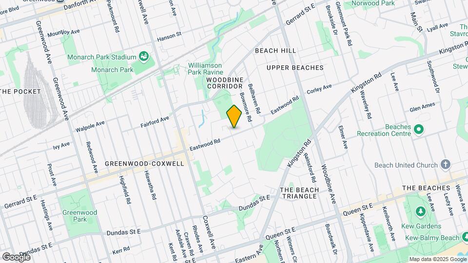 116-116 Eastwood Rd Map and Location Details