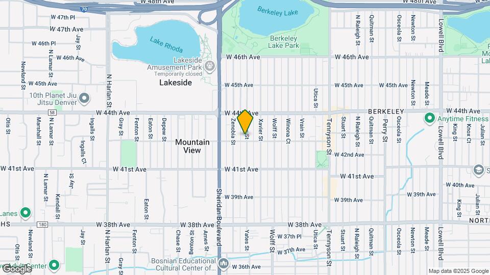 4301 Yates St, Unit 1 Map and Location Details