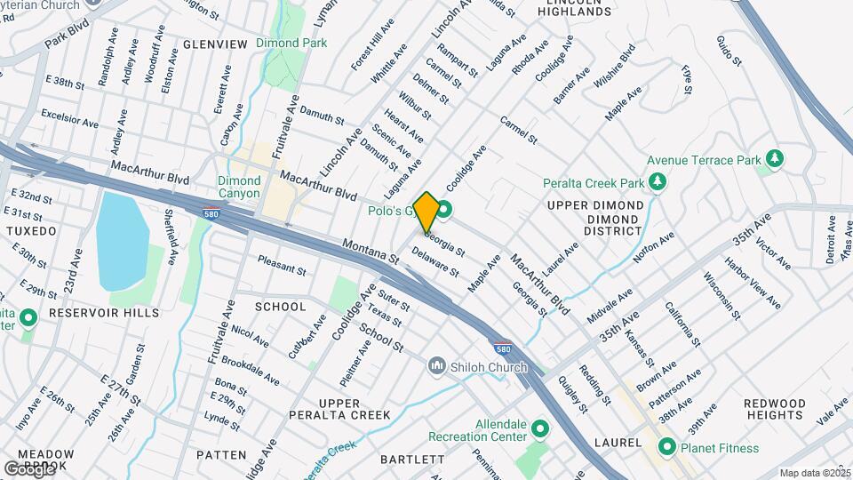 2835 Georgia St Mapa y Detalles de la Ubicación