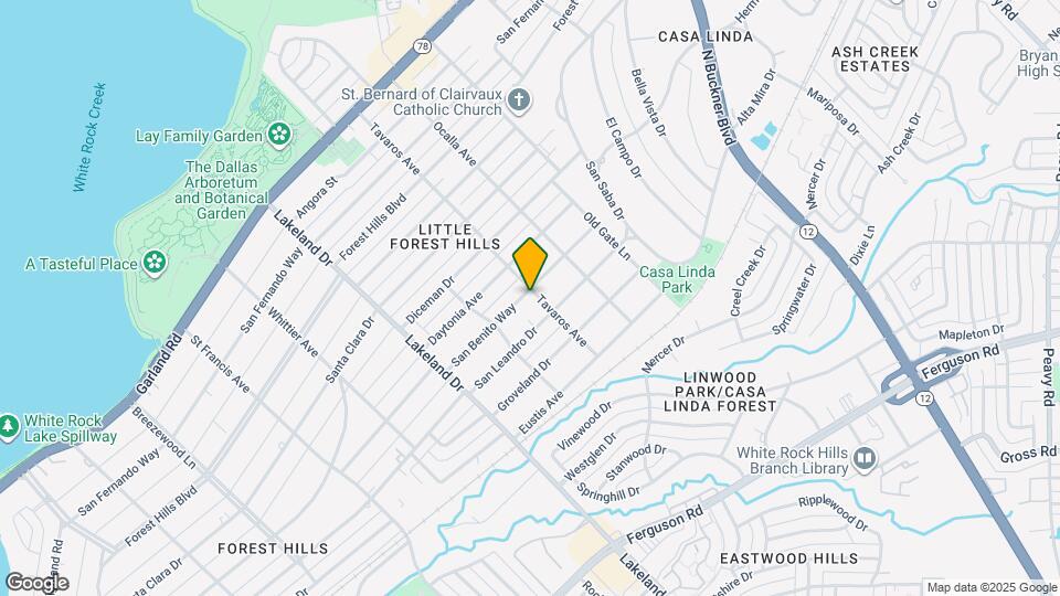 8822 San Benito Way Map and Location Details