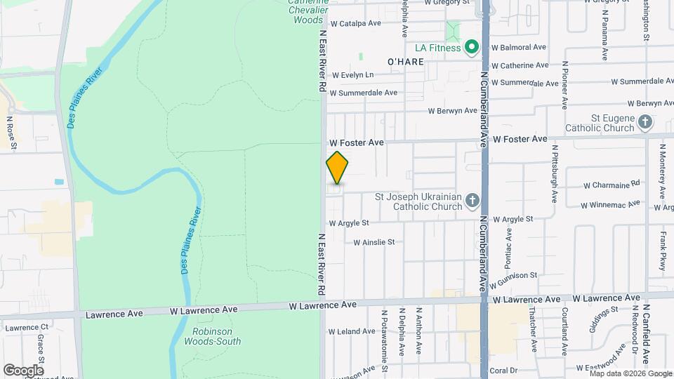 5102 N Leonard Dr Map and Location Details