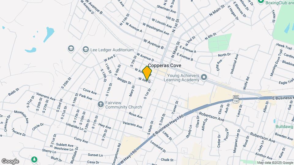 Avenue G Duplexes Mapa y Detalles de la Ubicación