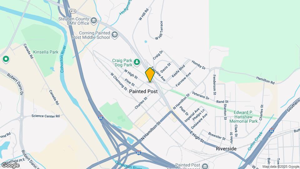 332 W High St Map and Location Details