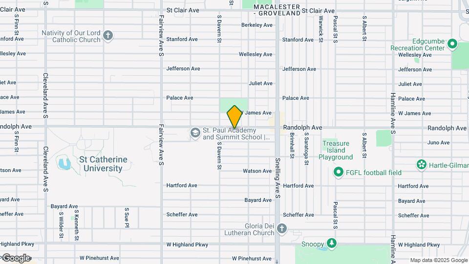 1664 Randolph Ave Mapa y Detalles de la Ubicación