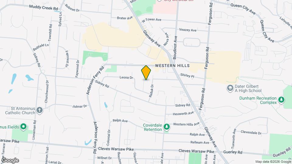 5256 Ponce Ln Mapa y Detalles de la Ubicación