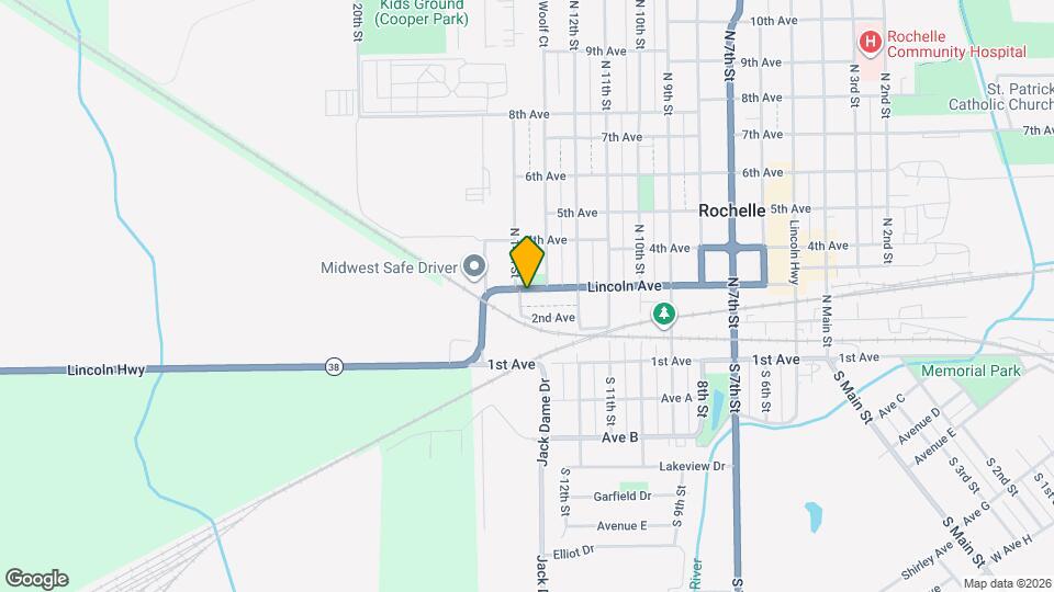 1346 Lincoln Ave, Unit 1 Map and Location Details